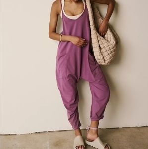 Free People Movement Hot Shot Onesie - Plum Nectar - Small